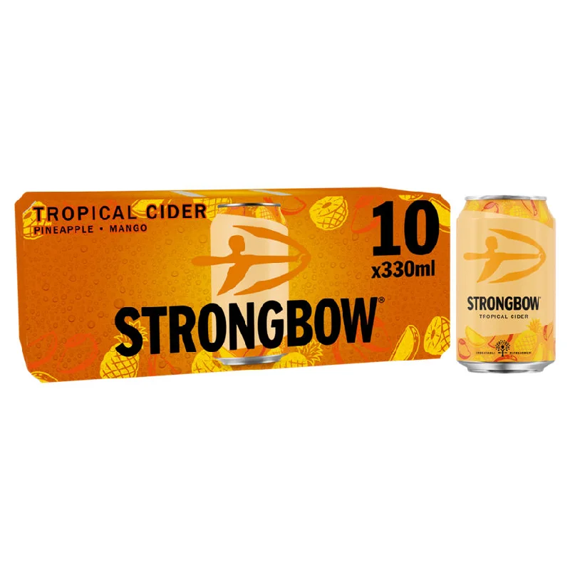  -Anti-scratch scratching board AND cat bed in oneStrongbow Pineapple, Mango Tropical Cider 10x330ml