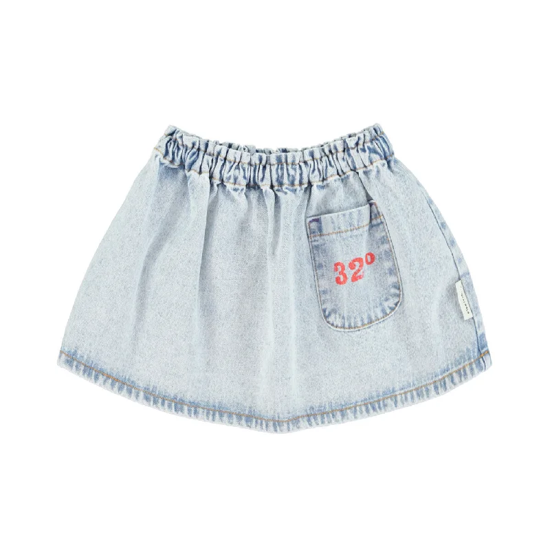 - Pet fence foldable indoorPiupiuchick Washed Blue Denim Short Skirt