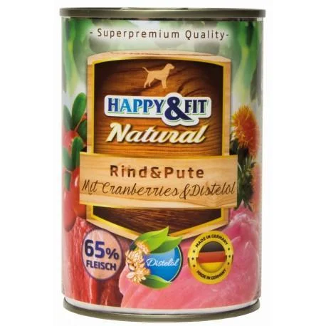 10. **Cat collar bell model**Happy&Fit Natural Rind & Pute Mit Cranberries & Distelöl - 400g